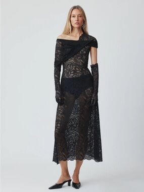 Beaufille, Lotta dress in black lace